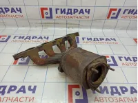 Коллектор выпускной Chevrolet Cruze 96481526. С катализатором.