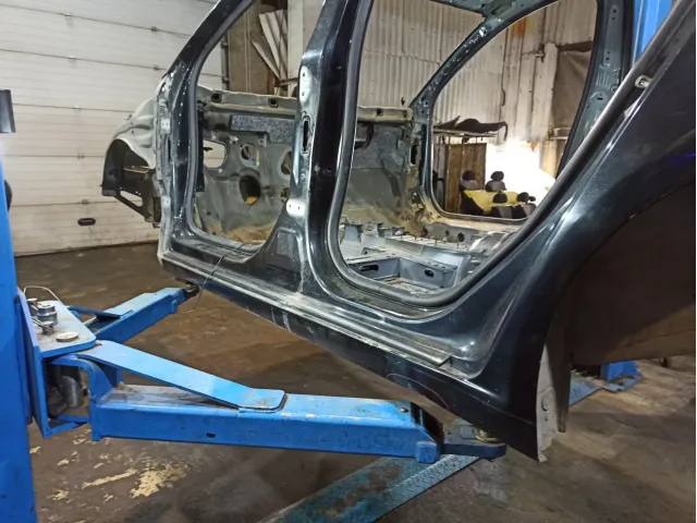 Порог со стойкой левый Chevrolet Cruze (J300)