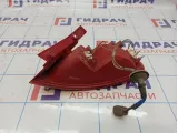 Фонарь задний наружный левый Chevrolet Lacetti (J200) 96387724. Царапины, потертость.