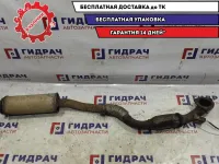 Приемная труба глушителя Chevrolet Lacetti 96490132. С датчиком кисловода.