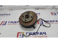 Кулак поворотный передний левый Chevrolet Lacetti 96454297. С датчиком ABS.