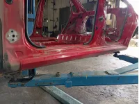 Порог со стойкой левый Chevrolet Lacetti