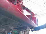 Порог со стойкой левый Chevrolet Lacetti