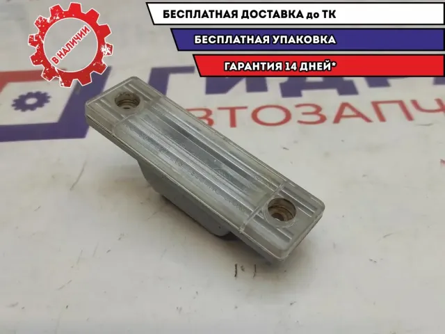 Фонарь подсветки номера Chevrolet Lacetti 96190751. Дефект хрома.