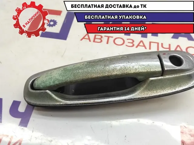 Ручка двери передней наружная левая Chevrolet Lacetti 96547951. Дефект хрома.