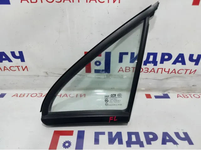 Стекло двери передней левой (форточка) Chevrolet Spark 96601342.