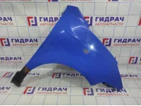 Крыло переднее правое Chevrolet Spark 96599354. Коррозия, вмятина.