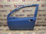 Дверь передняя левая Chevrolet Spark 96601157. Вмятина.