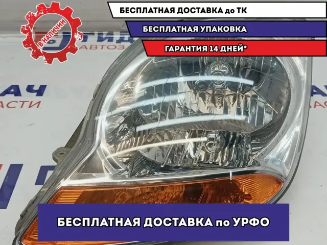 Фара левая Chevrolet Spark 96590405.