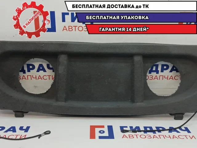 Полка Chevrolet Spark 96657232. Вырезаны отверстия под динамики.