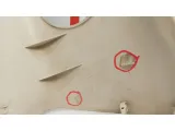 Обшивка стойки средней правая верхняя Citroen C4 9646212777. Дефект.