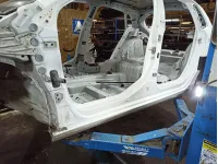 Порог со стойкой левый Citroen C4