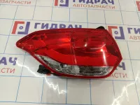 Фонарь задний наружный левый Citroen C4 II 9801853680. Трещина.