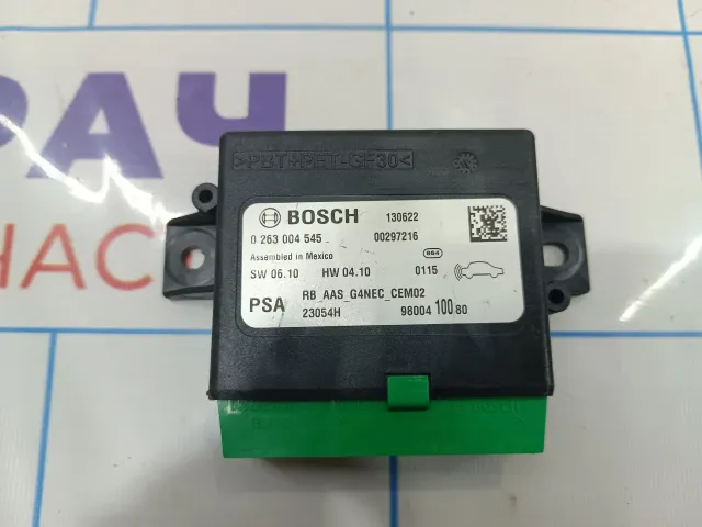 Блок управления парктроником Citroen C4 II 9800410080.