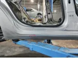 Порог со стойкой правый Citroen C 4 . Дефект.Вмятины.Седан.