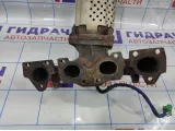 Коллектор выпускной Citroen C 4 0341G2. С приемной трубой, без катализатора.