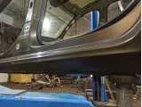 Порог со стойкой левый Citroen C4 II