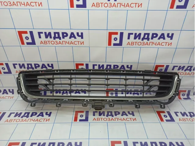 Решетка в бампер центральная Citroen C4 II 9801885177