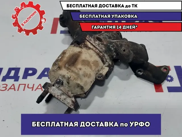 Коллектор выпускной Daewoo Matiz. С катализатором.