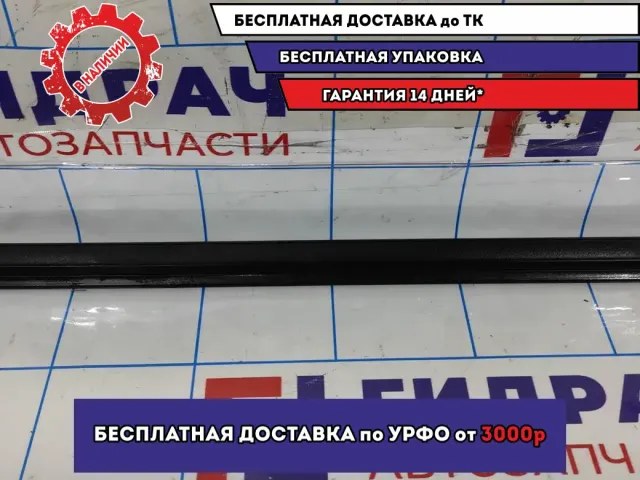 Уплотнитель стекла двери задней правой Datsun On-Do 8450001792. Внутренний.