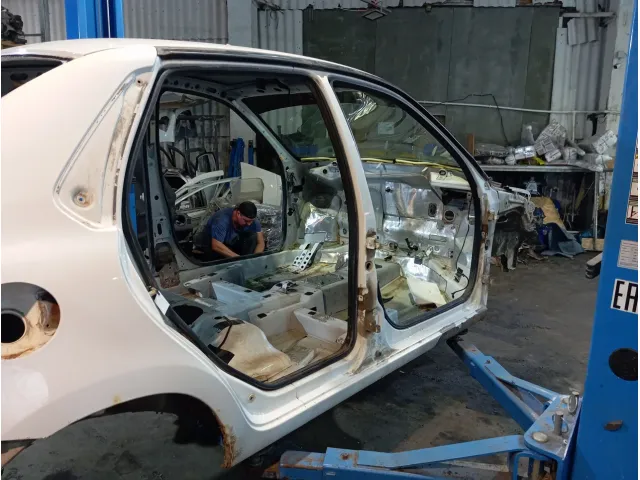 Порог со стойкой правый Datsun on-DO