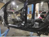 Порог с центральной стойкой левый Ford Kuga (CBS) . Коррозия.