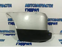 Накладка заднего бампера левая Fiat Doblo 735415759. Сломаны крепления, трещина.