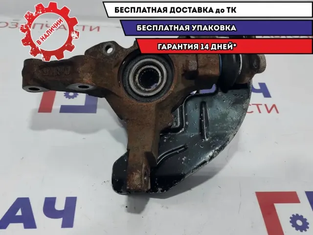Кулак поворотный передний левый Fiat Albea 51759339. Подшипник под замену.