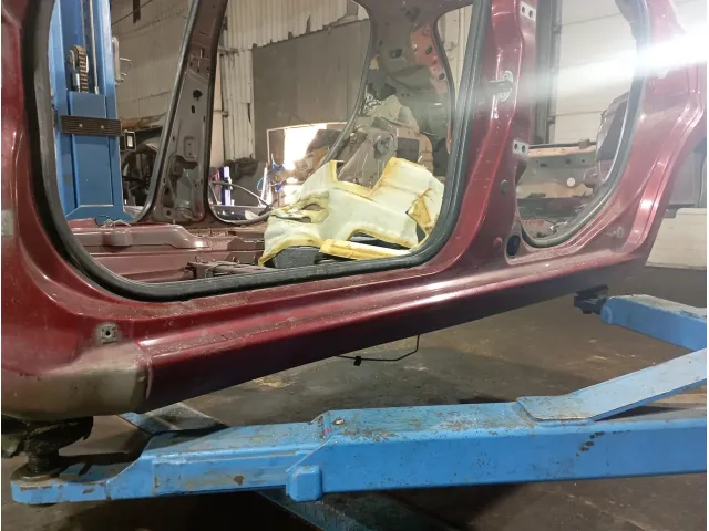 Порог со стойкой левый Fiat Grande Punto (199)