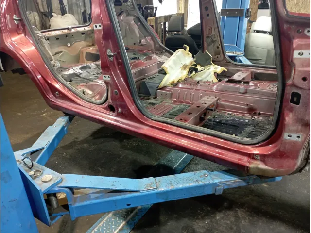 Порог со стойкой правый Fiat Grande Punto (199)