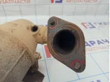 Коллектор выпускной Ford Fiesta (Mk VI) 1329252. С катализатором. Срезаны шпильки.