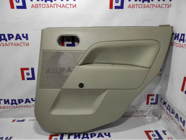 Обшивка двери задней правой Ford Fiesta (Mk VI) 1487374. Под механический стеклоподъемник.