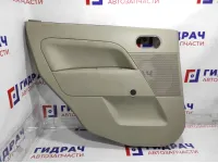 Обшивка двери задней левой Ford Fiesta (Mk VI) 1487390. Под механический стеклоподъемник.