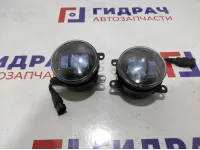 Фара противотуманная Ford Fiesta (Mk VI) . Комплект.Аналог.LED.
