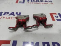 Петли двери передней левой Ford Fiesta (Mk VI) . Комплект.