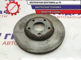 Диск тормозной передний Ford Focus 3. Аналог. Вентилируемый.