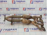 Коллектор выпускной Ford Focus 3 1843289. Без катализаторов, дефект.