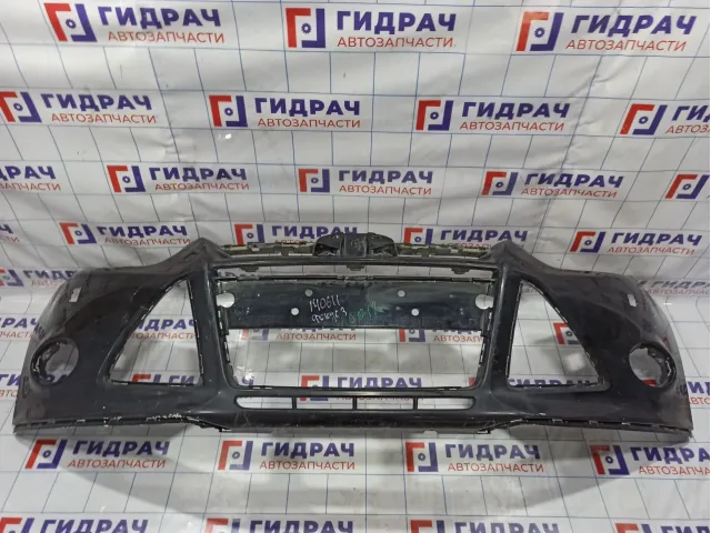 Бампер передний Ford Focus 3 1719340. Царапины.Дефект крепления.