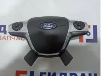 Подушка безопасности в рулевое колесо Ford Focus 3 1723012. Мультируль.
