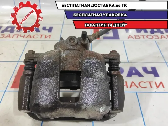 Суппорт тормозной передний левый Geely Emgrand EC7 106400172001. С колодками.