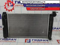 Радиатор основной Geely Emgrand EC7 1066001218. Деформирован. Следы подтёков отсутствуют.