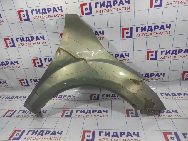 Крыло переднее правое Great Wall Hover H5 8403102K80. Дефекты.