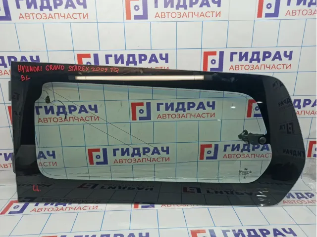 Стекло кузовное открывающееся (форточка) левое Hyundai Grand Starex (TQ) 87830-4H051. Царапины.