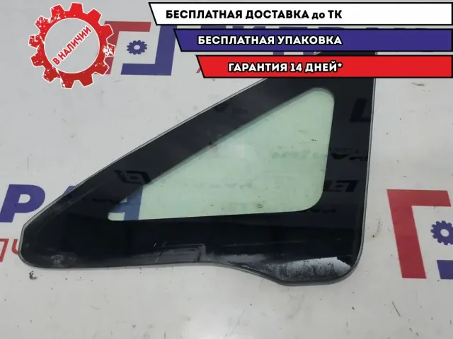 Стекло форточки (уголок) переднее левое Honda Fit 73336-SAA-000.