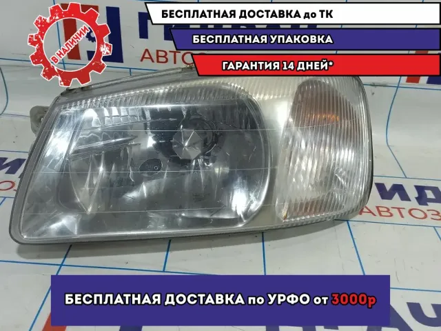 Фара передняя левая Hyundai Accent 2 .