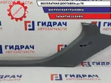 Обшивка стойки задняя левая верхняя Hyundai Accent 2 85850-25000. Потертость, сломано крепление.