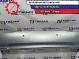 Бампер задний Hyundai Accent 2 86610-25000. Отверстия под датчики парковки. Дефект.