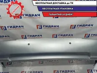 Бампер задний Hyundai Accent 2 86610-25000. Отверстия под датчики парковки. Дефект.