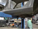 Порог со стойкой левый Hyundai Accent 2 . Вмятины.Каррозия.Ремонтировался.