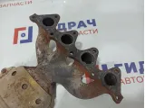 Коллектор выпускной Hyundai Accent 2 . Без катализатора.